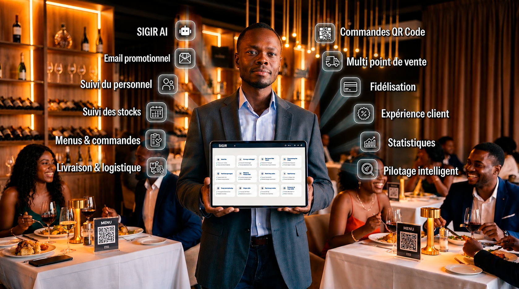 SIGIR - Interface de gestion du restaurant