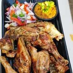 Poulet braisé africain